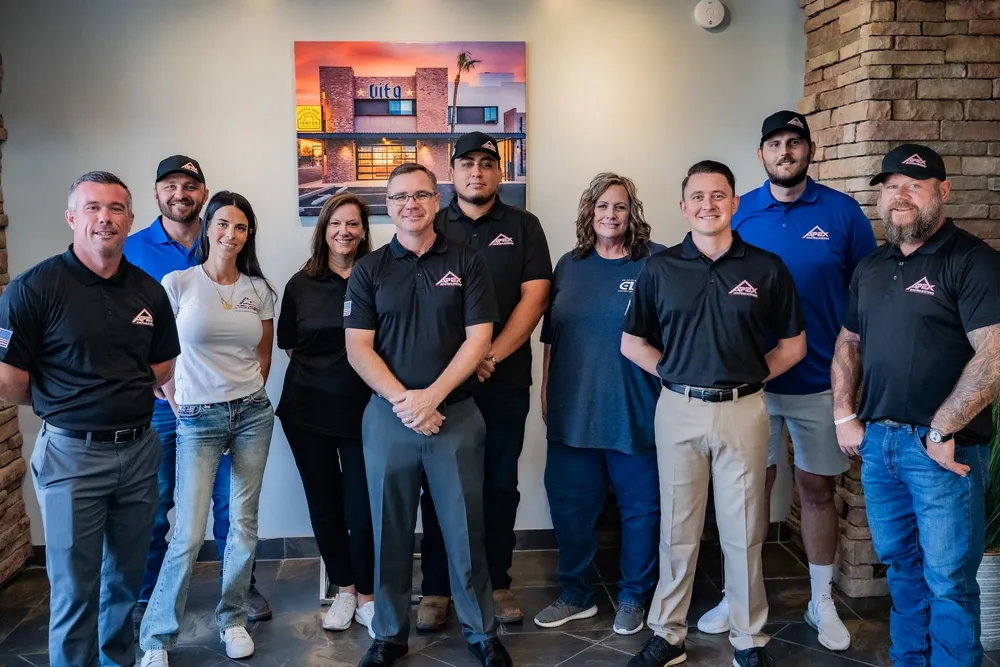 Apex Roofing Systems team representing its family-owned company culture